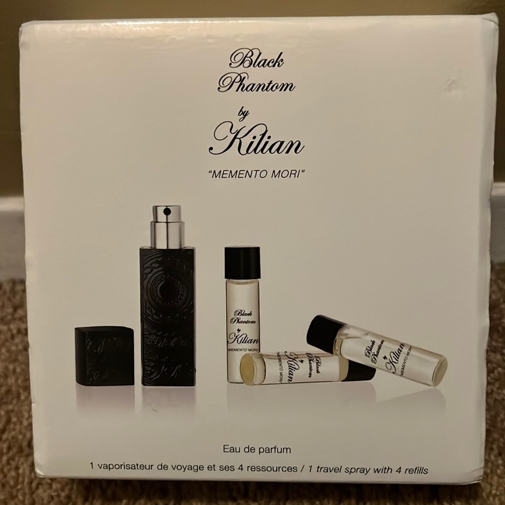 Black Phantom by Kilian “ Memento Mori” Travel Set New in Box